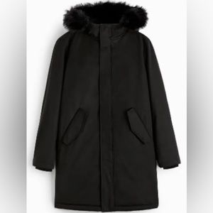 ZARA - Parka with Faux Fur Lining